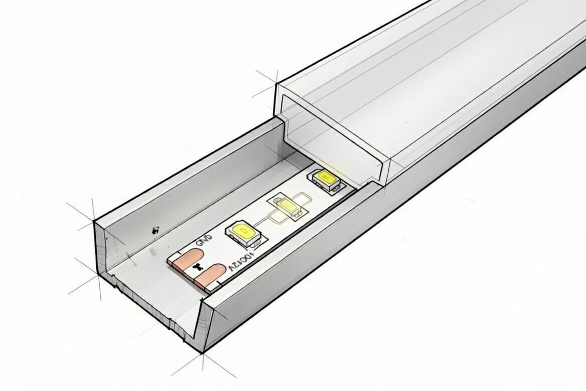 Einbaulleuchte für Stufen SBS Bissinger Lights Einbausegment SBS