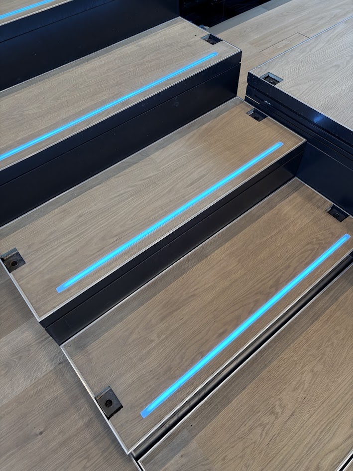 Einbauleuchten und Profilleuchten für Treppen